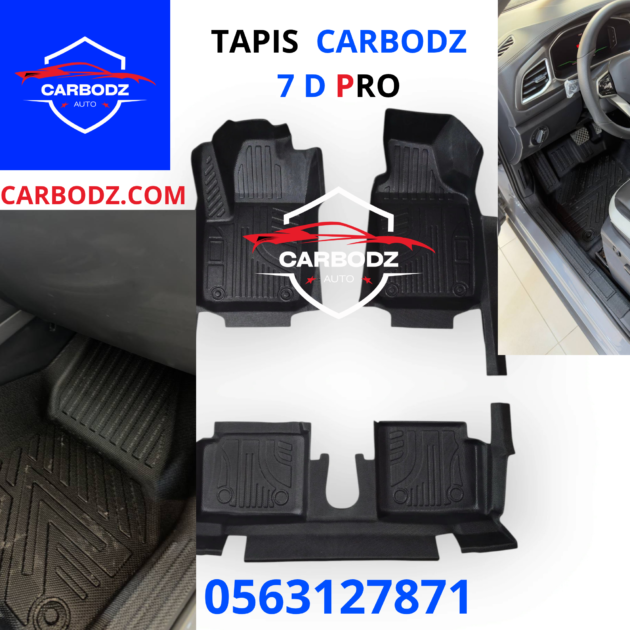 Tapis 7 D PRO  CARBODZ Garantie 3 ANS